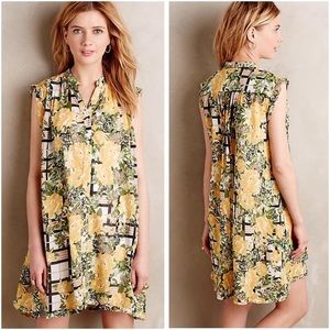 Anthropologie Porridge Arboretum shirt dress